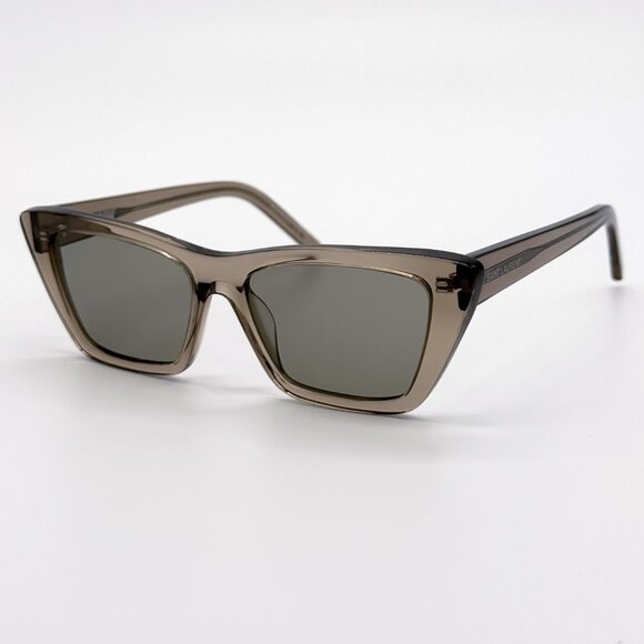 NEW SAINT LAURENT SL276 MICA 043 SUNGLASSES WOMEN BROWN SQUARE SL 276 MICA 043 - Picture 3 of 12